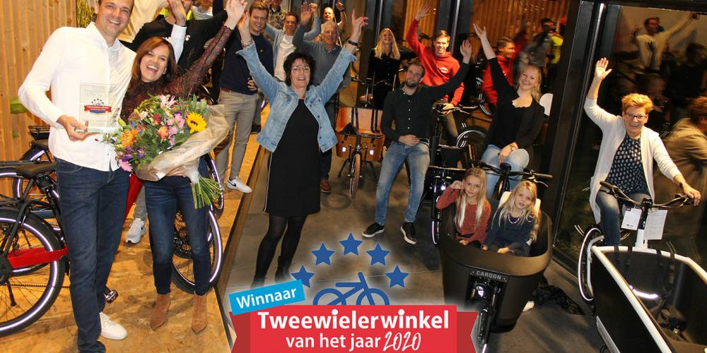 Titel Tweewielerwinkel van het jaar in  Nederland en België gewonnen!